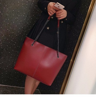 One-shoulder big bag high-grade handbag