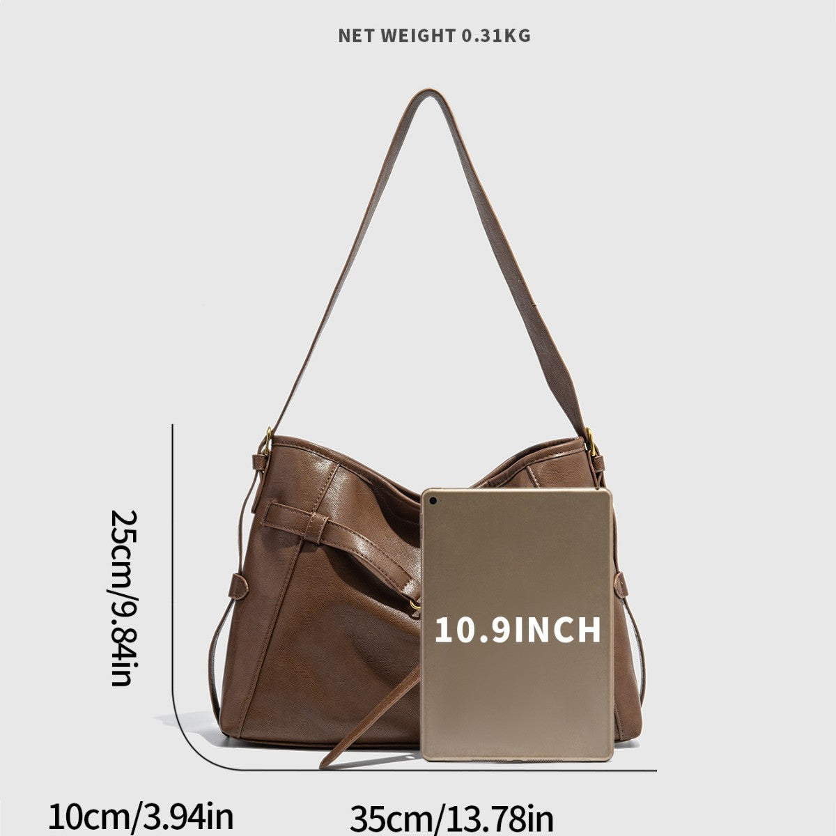 Retro Tote Women's Fashion Simple Shoulder Bag